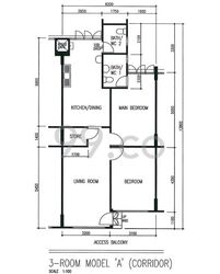 Blk 528 Hougang Avenue 6 (Hougang), HDB 3 Rooms #386703531